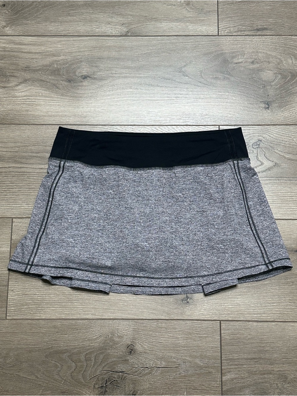 Lululemon Pace Rival Running Skirt Skort Heather Lux Multi Black Size 6